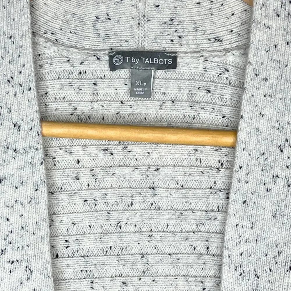 T by Talbots Open Front Cardigan Sweater Size XL Petite - Picture 3 of 7